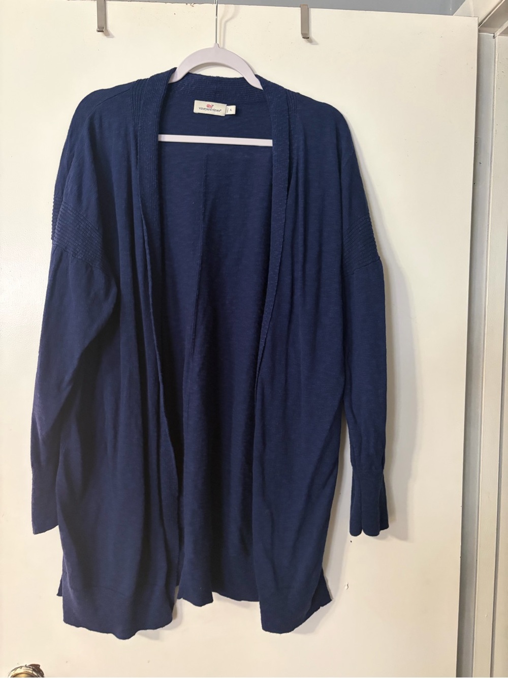 Vineyard Vines Navy Open-Front Women's Cardigan